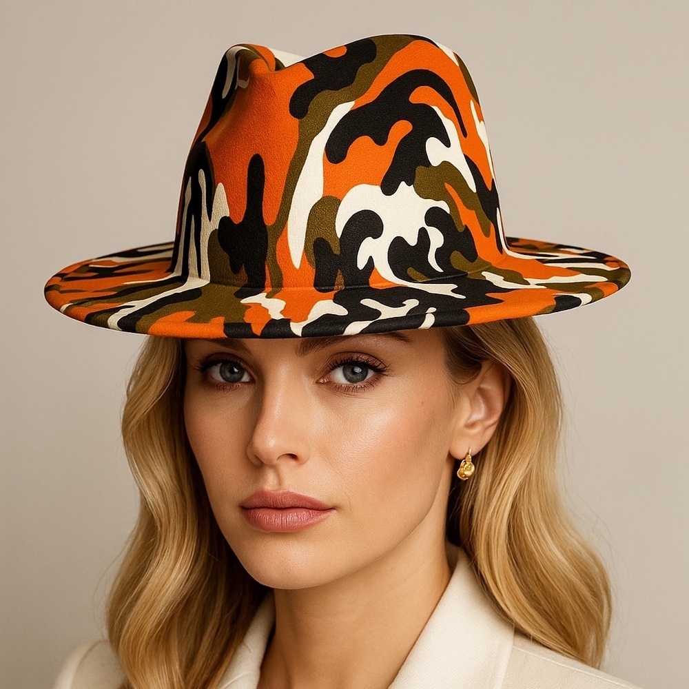 Camouflage Patterned Women's Hat - Picture 1 of 2